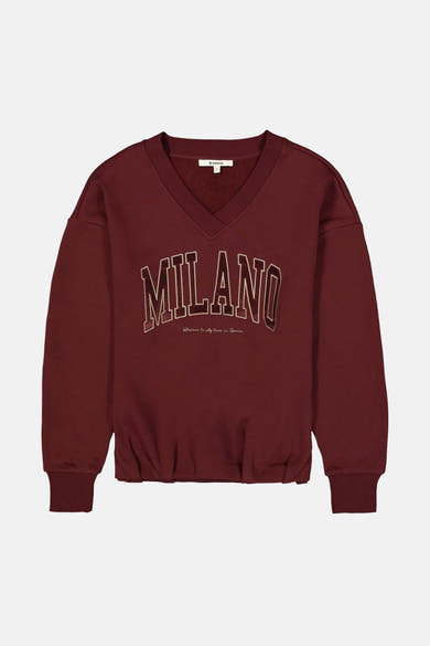 Sweater met ronde hals rood - GARCIA
