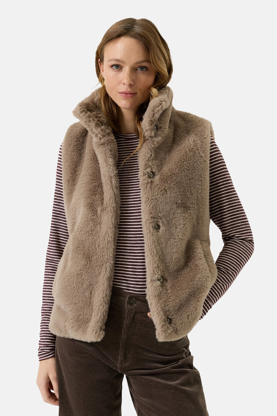 Bodywarmer taupe - GARCIA