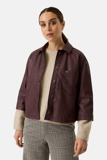 Dames tops jas overshirt rouge - GARCIA