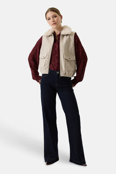 Bodywarmer ecru - GARCIA