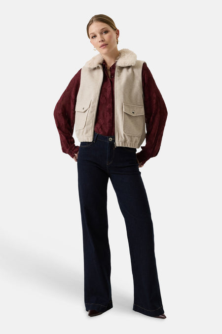 Bodywarmer ecru - GARCIA