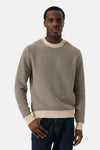 Trui met ronde hals beige - GARCIA