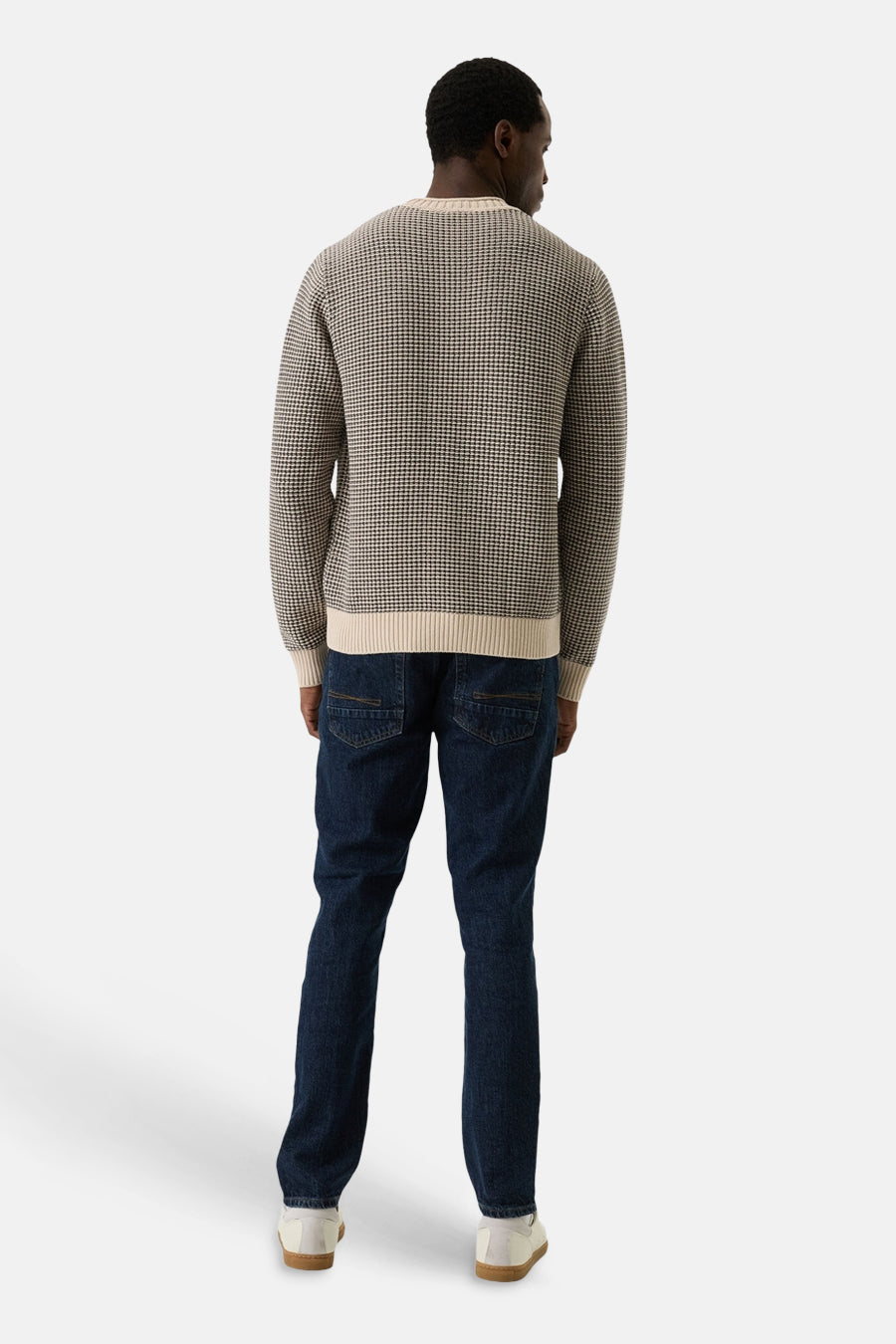Trui met ronde hals beige - GARCIA