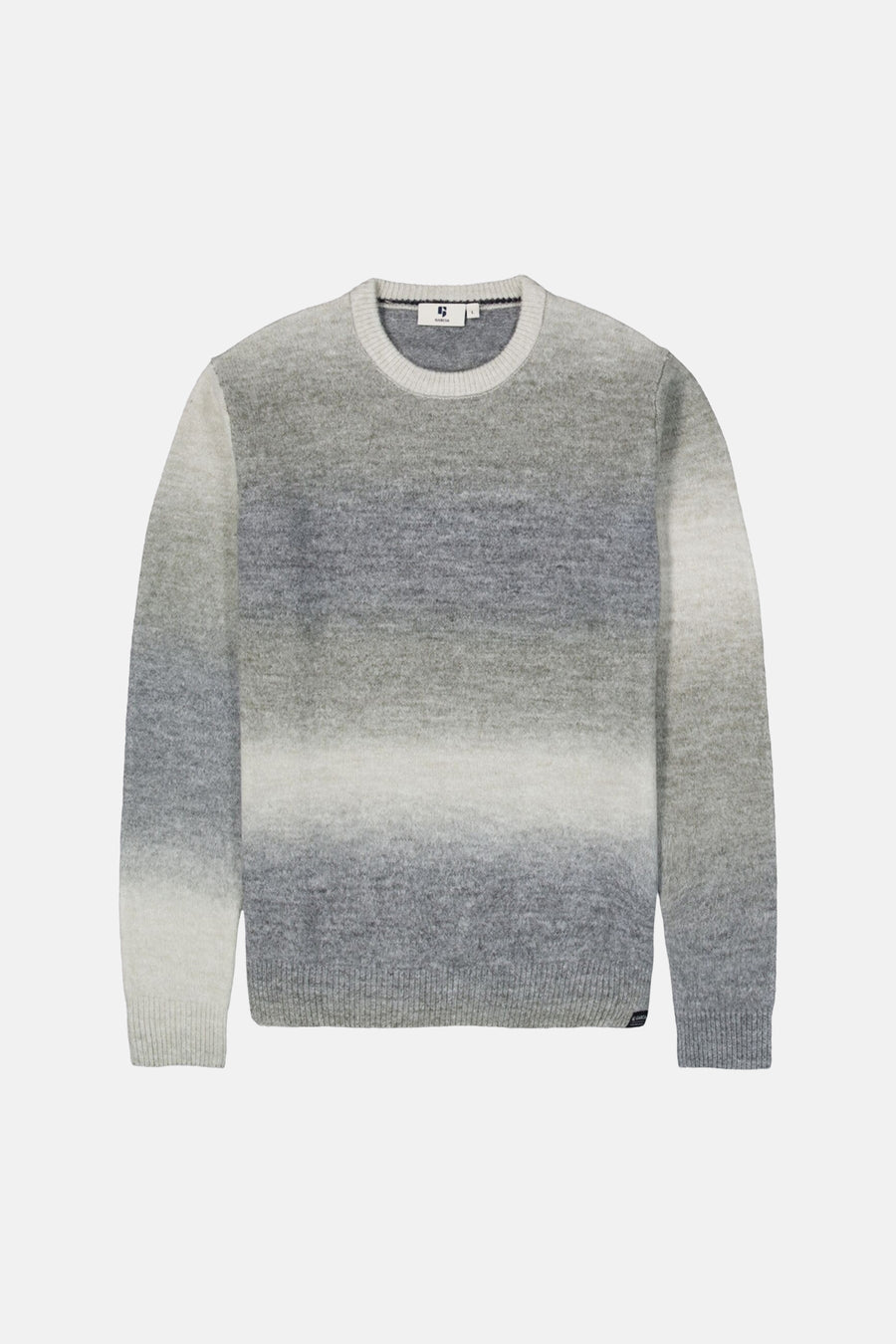 Pull col rond brun - GARCIA