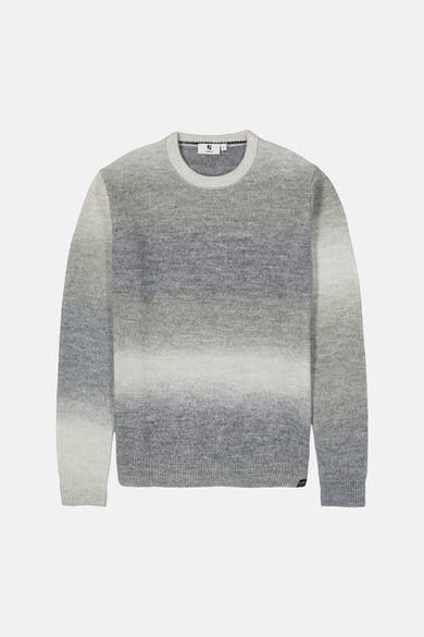 Pull col rond brun - GARCIA