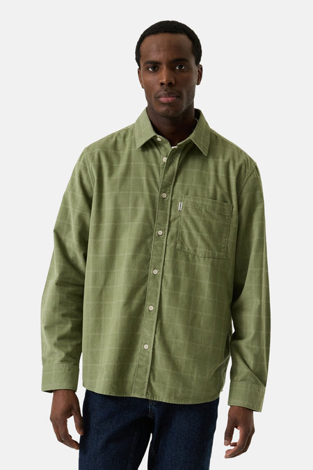 Chemise à manches longues - kahki