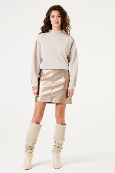 Sweat col rond Beige - GARCIA