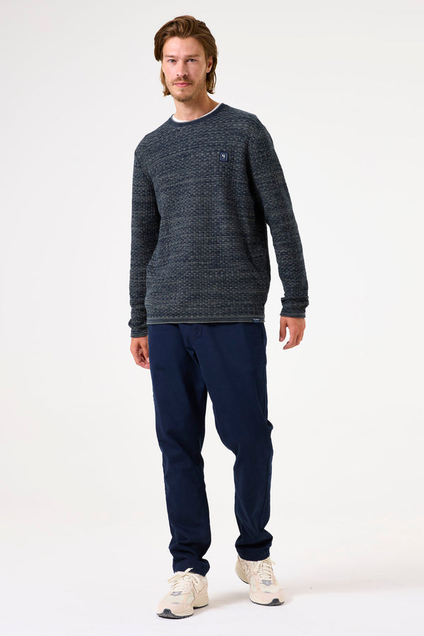 Pull col rond KAHKI - GARCIA