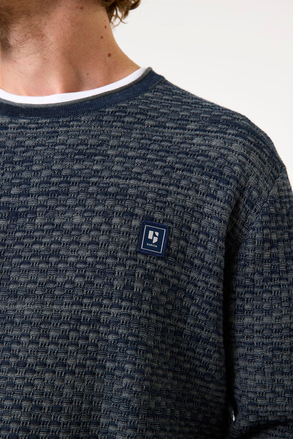 Pull col rond KAHKI - GARCIA