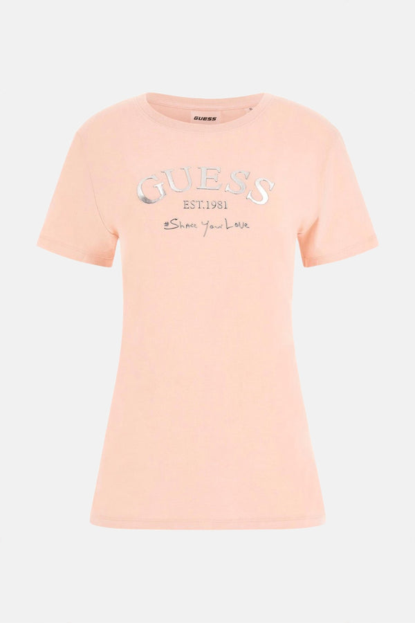 T-shirt (korte mouwen) Roze - Guess®