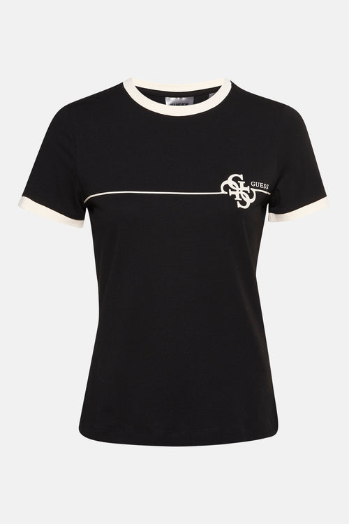 Top uni manches courtes Noir - Guess®