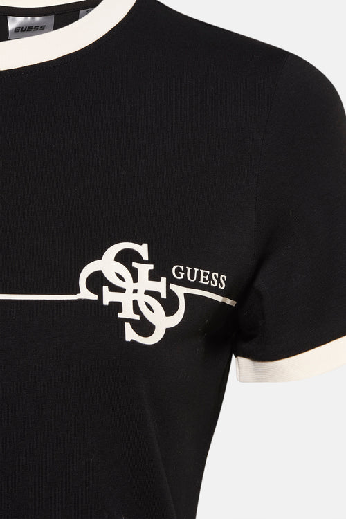Top uni manches courtes Noir - Guess®