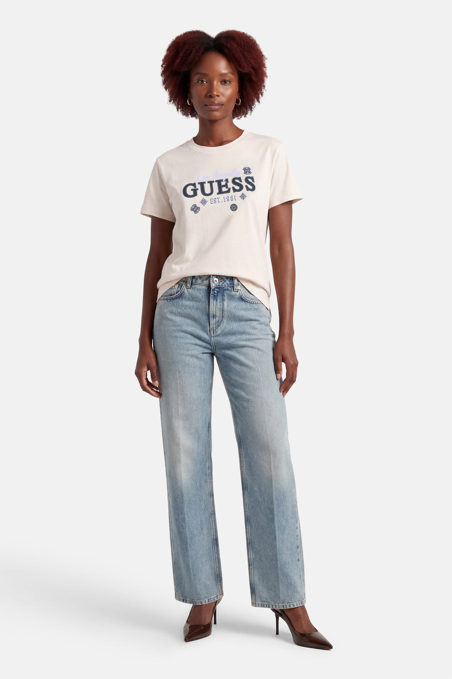 T-shirt à manches courtes - Beige