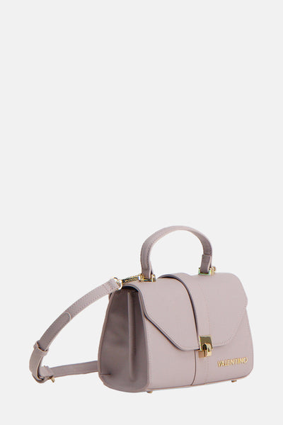 Paarse schoudertas van VALENTINO BAGS met verstelbare schouderriem en gouden hardware.