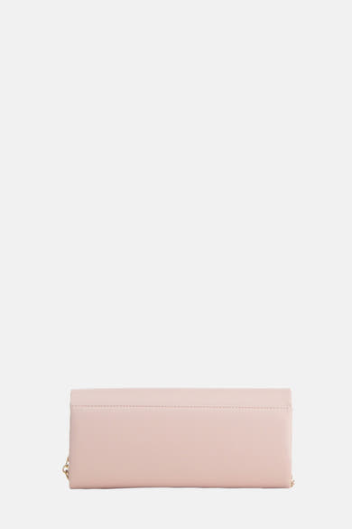 Roze schoudertas van VALENTINO BAGS met een dunne gouden kettingriem.