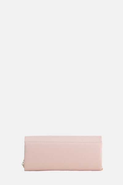 Roze schoudertas van VALENTINO BAGS met een dunne gouden kettingriem.