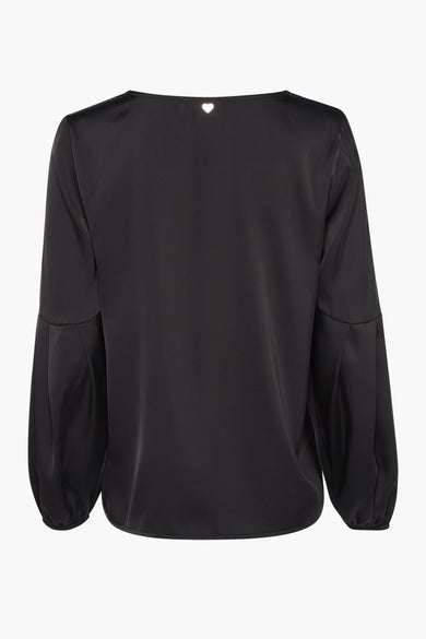 Blouse met lange mouwen - zwart