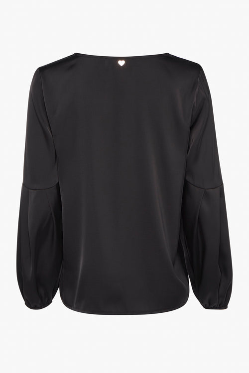 Blouse met lange mouwen - zwart