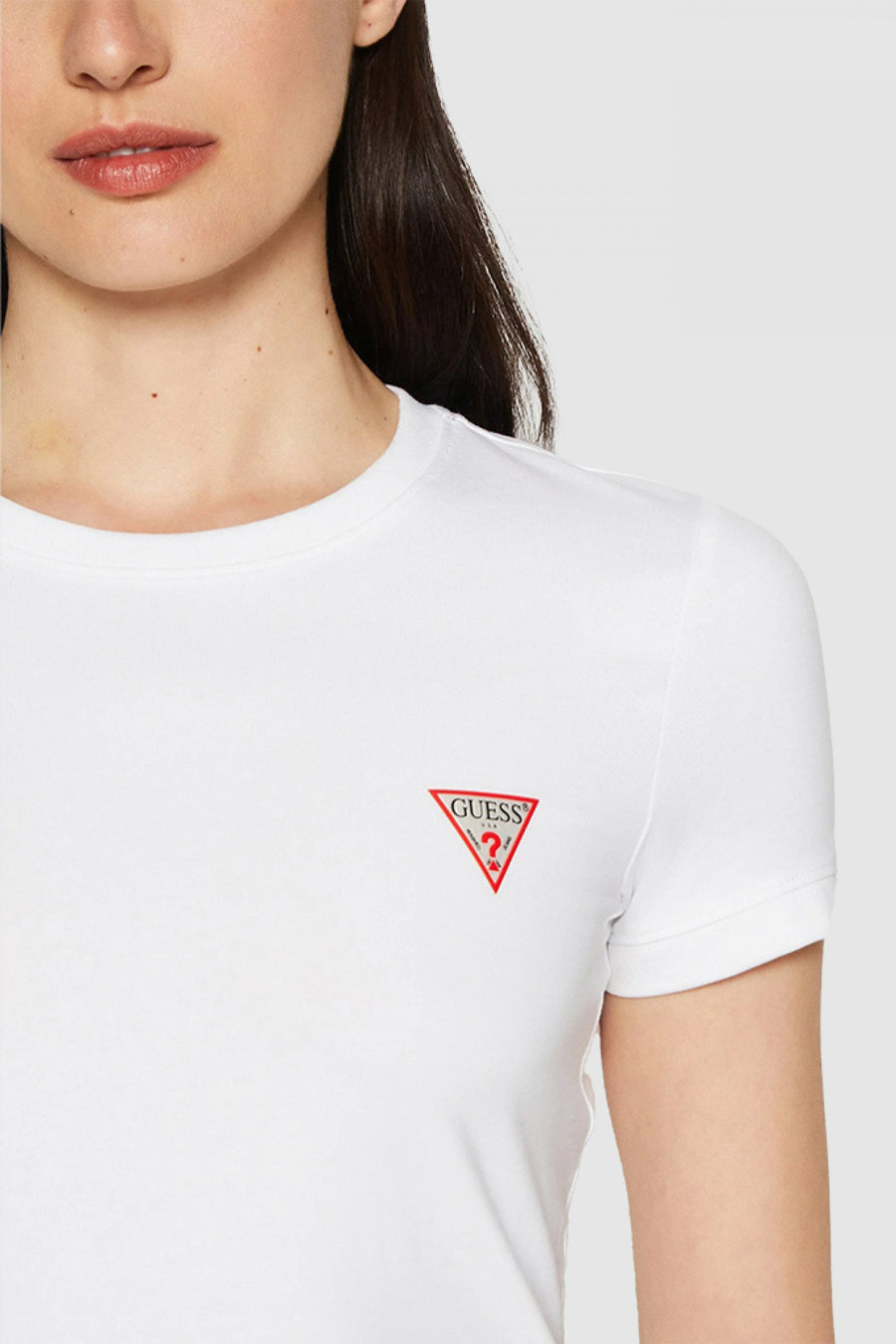 Top uni manches courtes Blanc - Guess®
