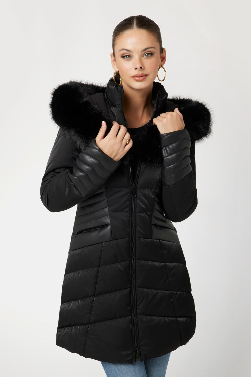 Lange jas Zwart - Guess®