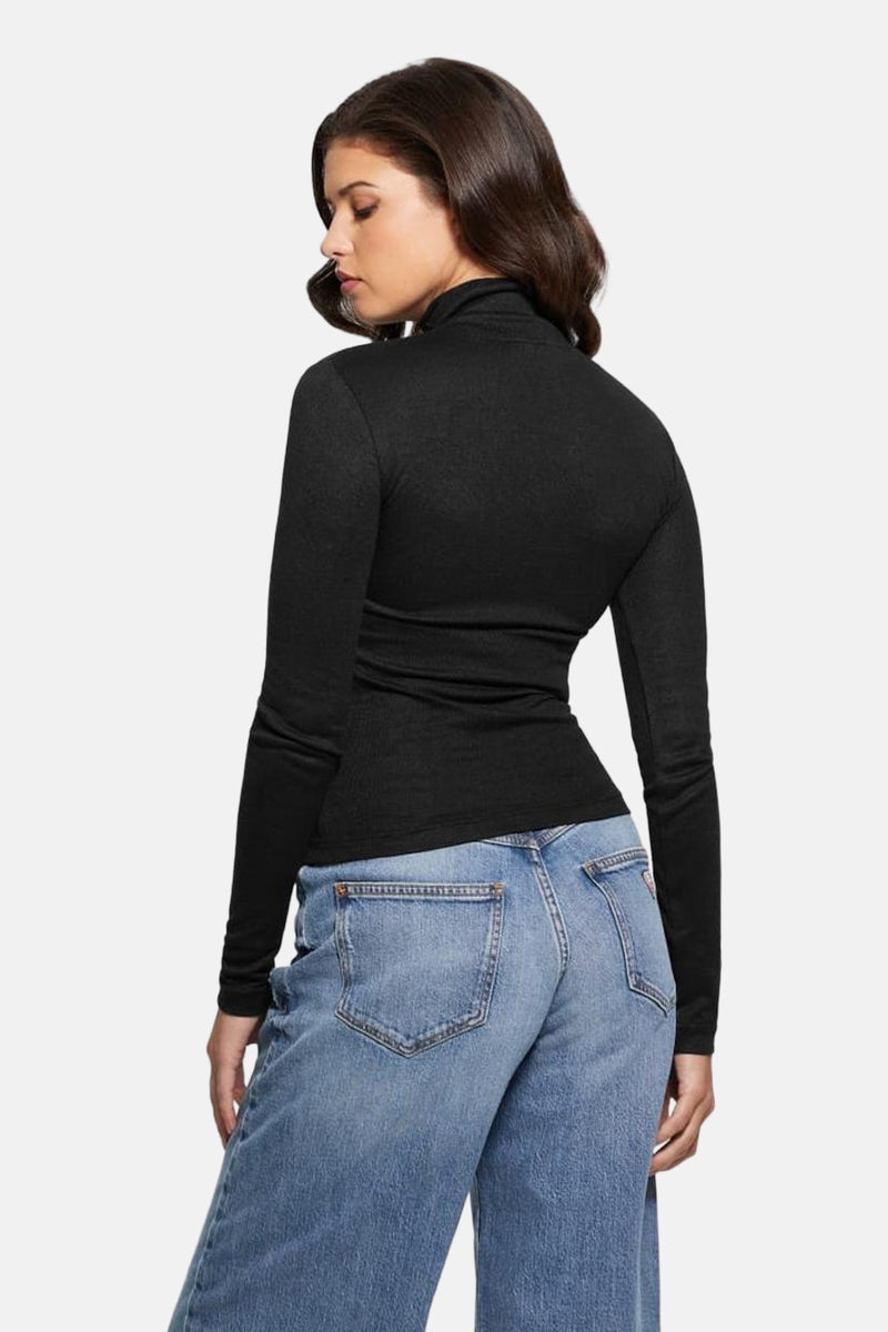 T-shirt met lange mouwen - zwart