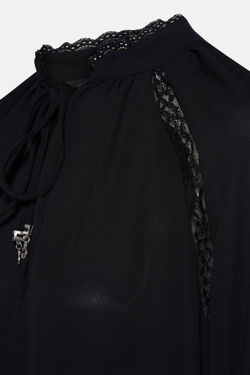 Blouse met lange mouwen - zwart