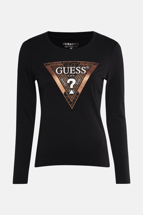 T-shirt met lange mouwen - zwart