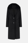 KAROLE FUR COLLAR COAT
