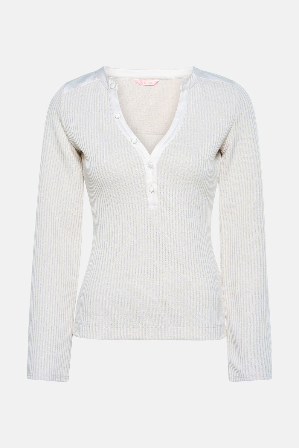 T-shirt met lange mouwen - beige