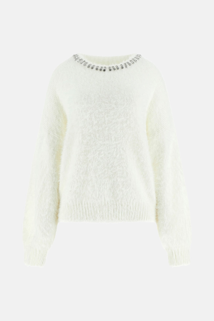 Pull col rond Écru - Guess®