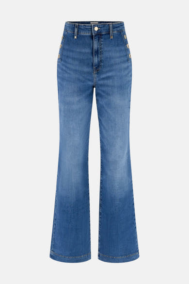 Jeans flared mid blue denim - Guess®