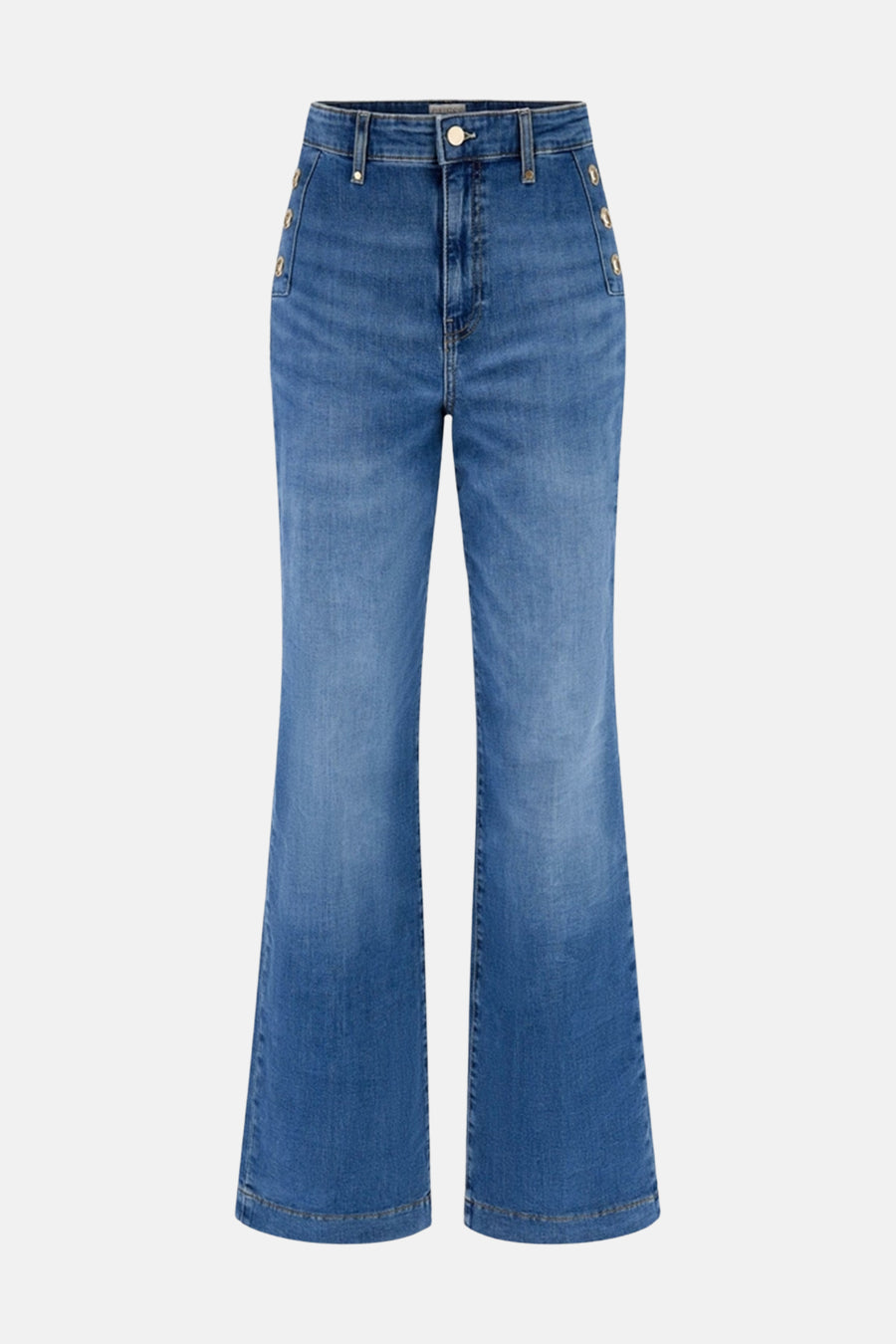 Jeans flared mid blue denim - Guess®