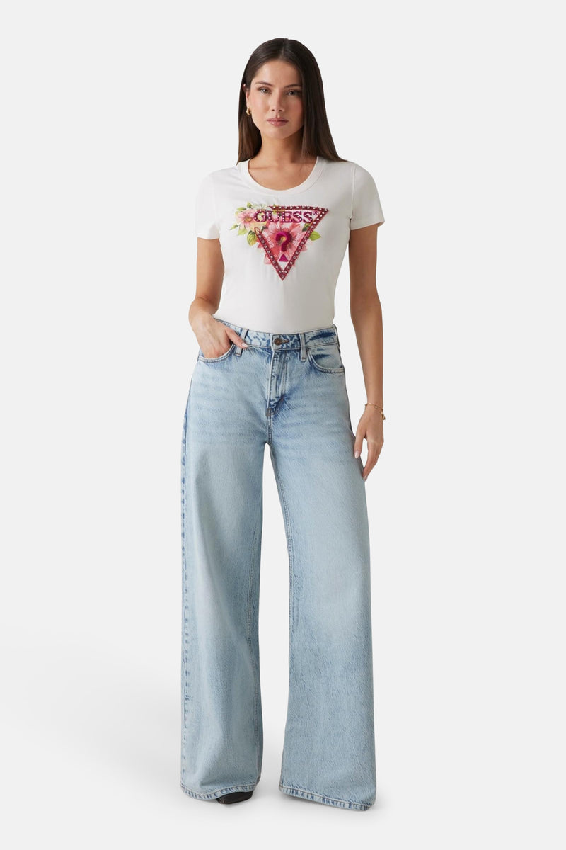 T-shirt met korte mouwen - wit