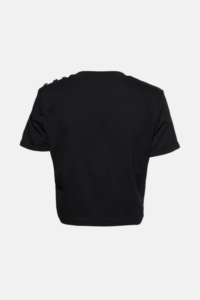 Top uni manches courtes Noir - Guess®