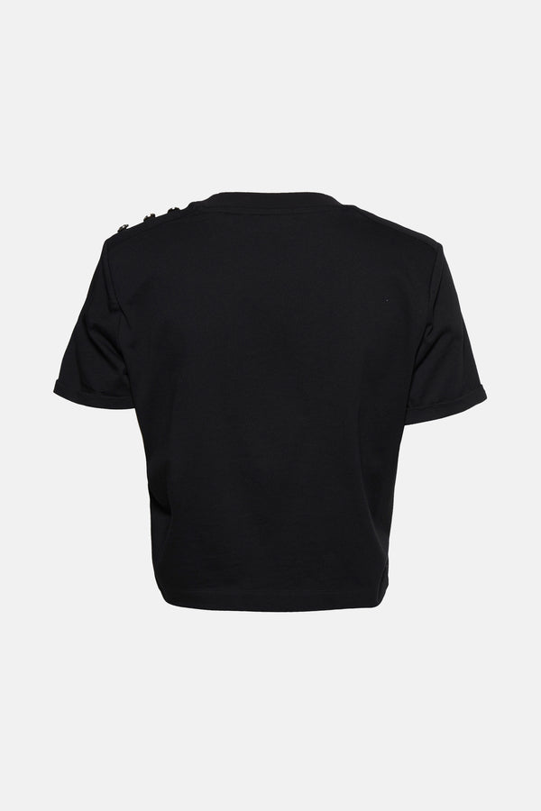 Top uni manches courtes Noir - Guess®