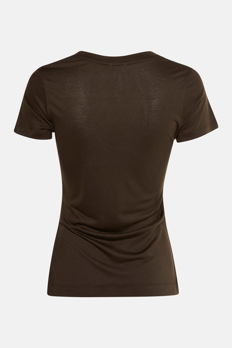 T-shirt met korte mouwen - bruin