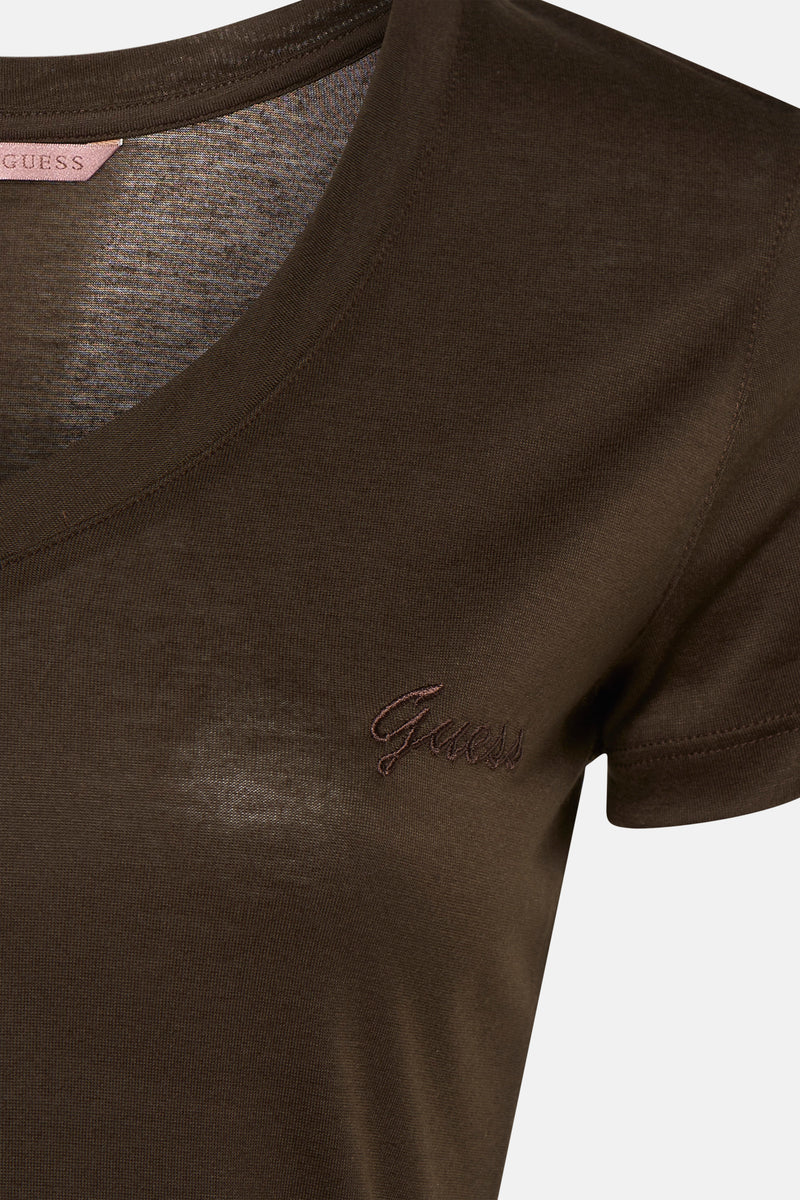 T-shirt met korte mouwen - bruin