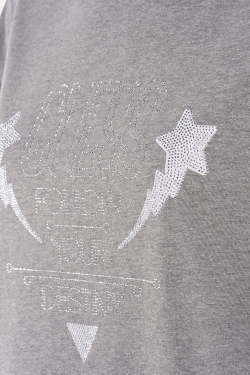 Top uni manches courtes Gris - Guess®