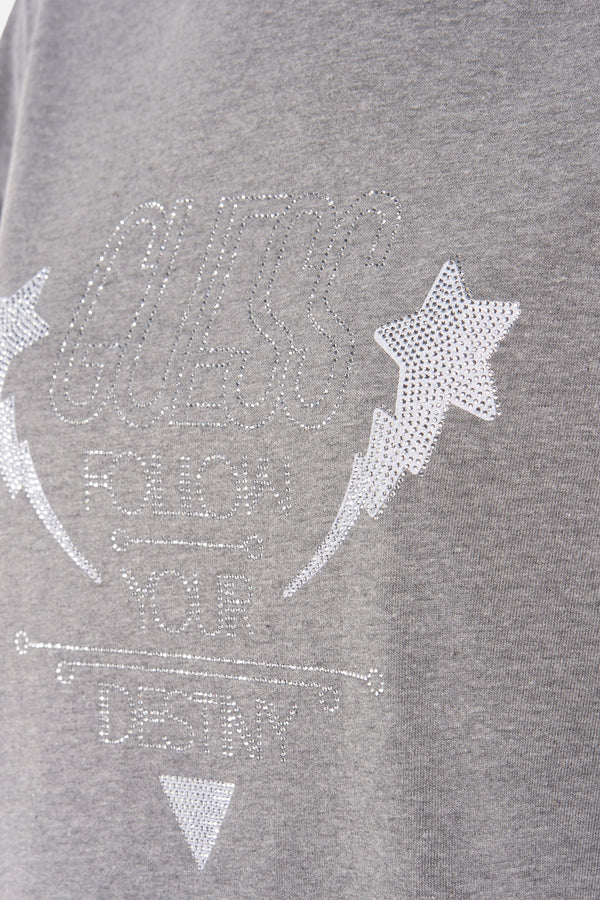 Top uni manches courtes Gris - Guess®