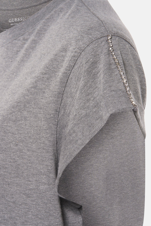 Top uni manches courtes Gris - Guess®