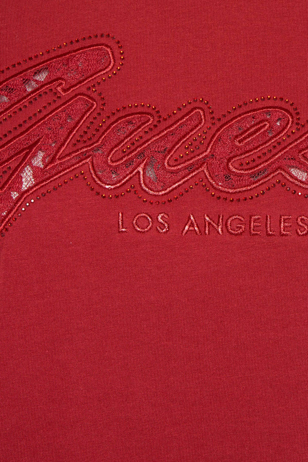 Top uni manches courtes Rouge - Guess®