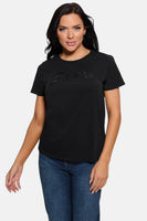 Top uni manches courtes Noir - Guess®