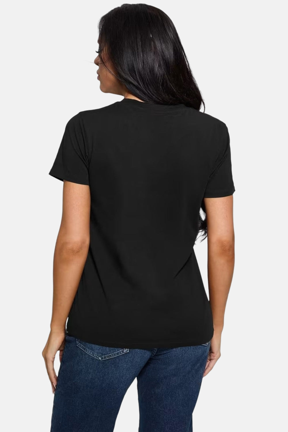Top uni manches courtes Noir - Guess®
