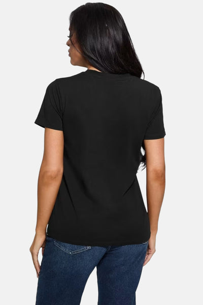 Top uni manches courtes Noir - Guess®