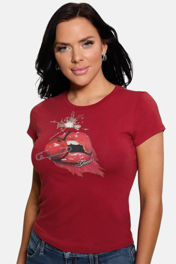 T-shirt (manches courtes) Rouge - Guess®
