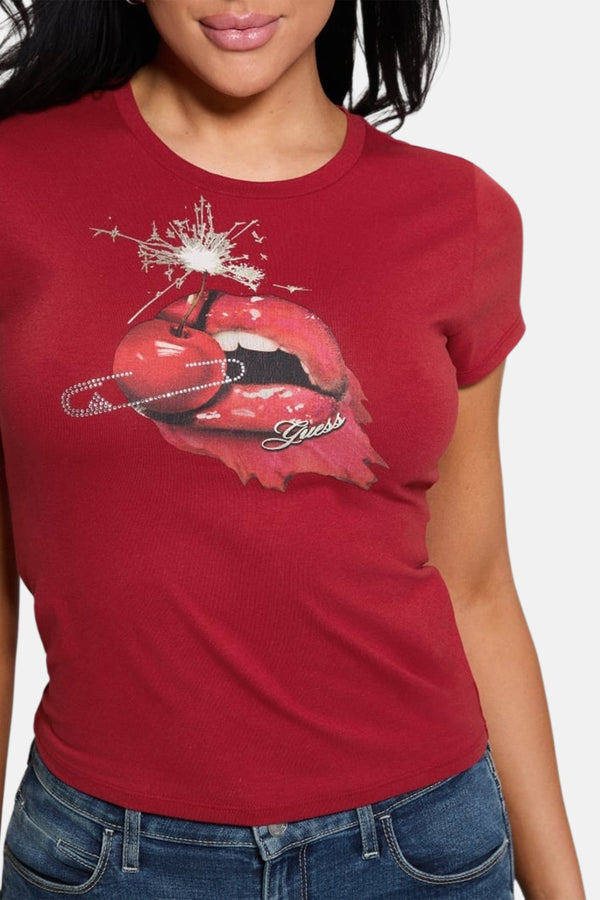 T-shirt (manches courtes) Rouge - Guess®