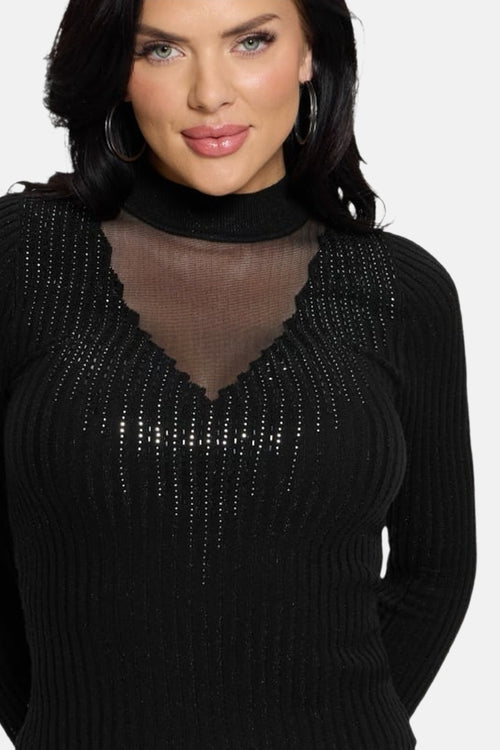 Pull col montant Noir - Guess®