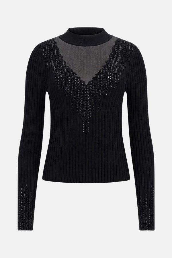 Pull col montant Noir - Guess®