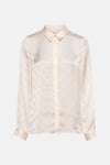 Blouse à manches longues - beige