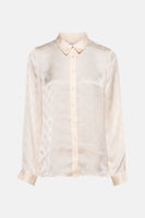 Blouse à manches longues - beige